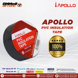 Apollo PVC Insulation Tape (black tape)